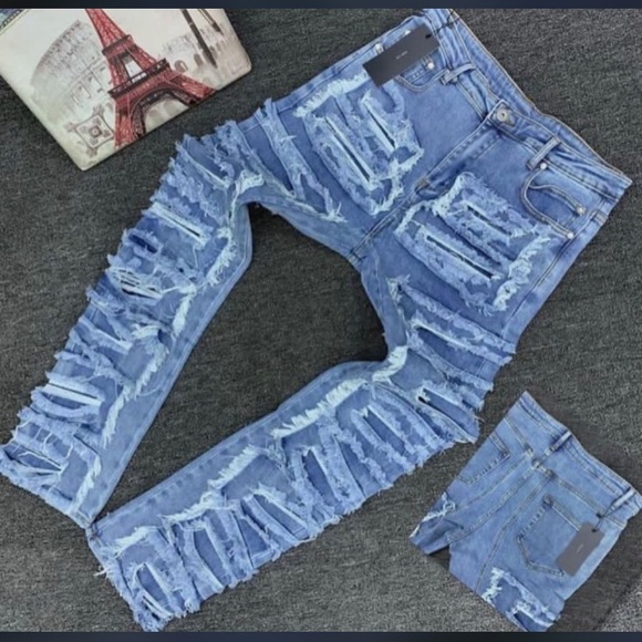 Denim Distresser Tool All Over Distressing JeansPremium Stretchy